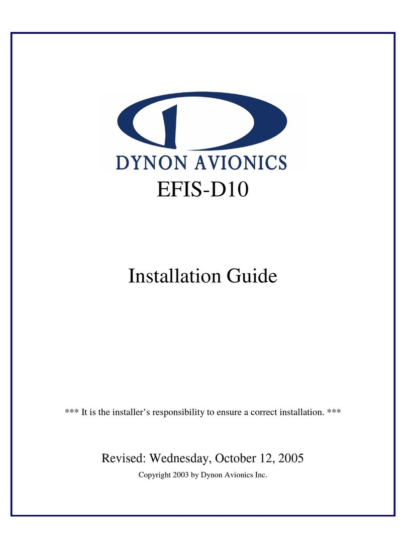 Dynon Avionics EFIS-D10 installation guide