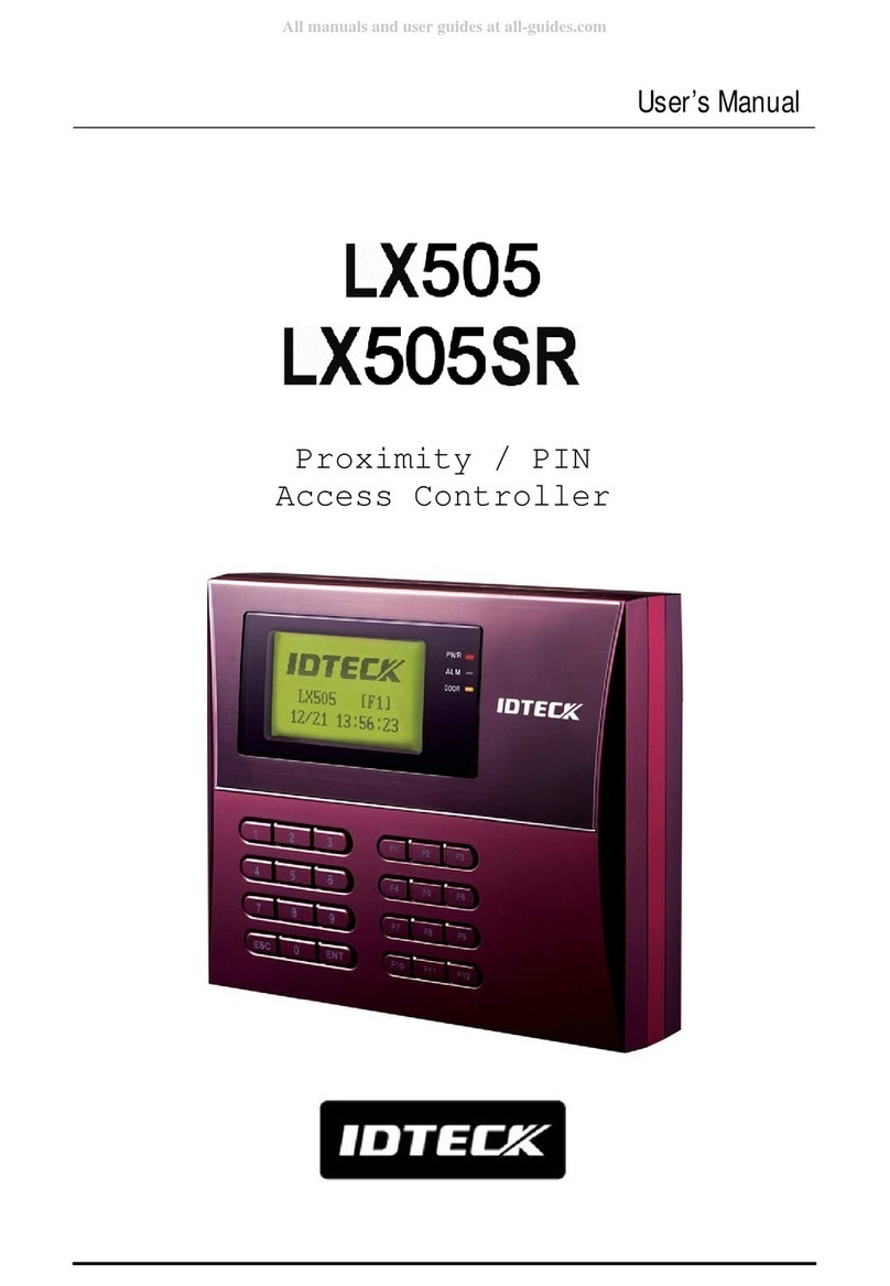 IDTECK Star LX505 user manual