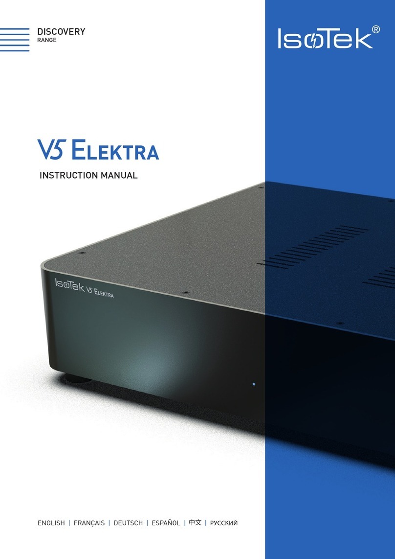 Isotek VS ELEKTRA User manual