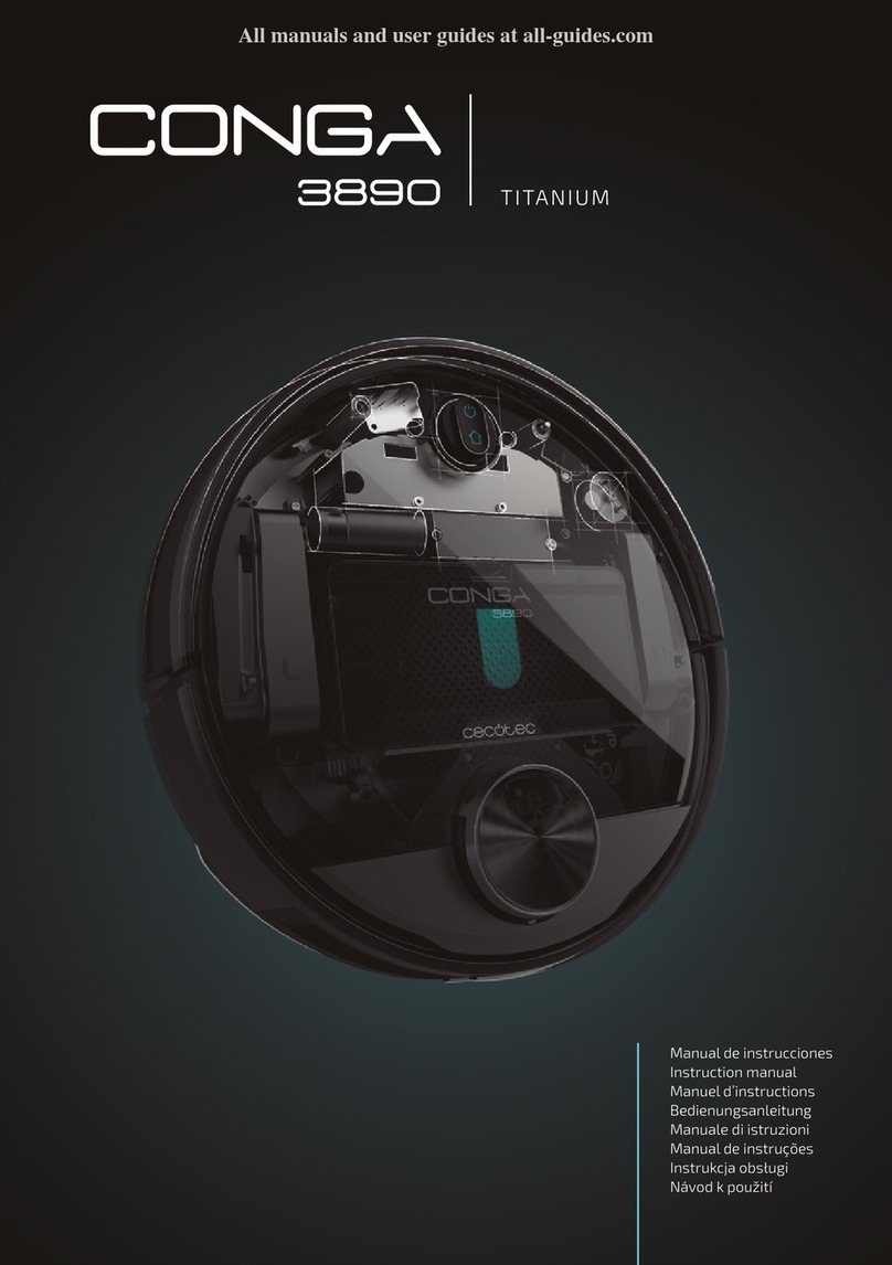 cecotec CONGA TITANIUM 3890 User manual