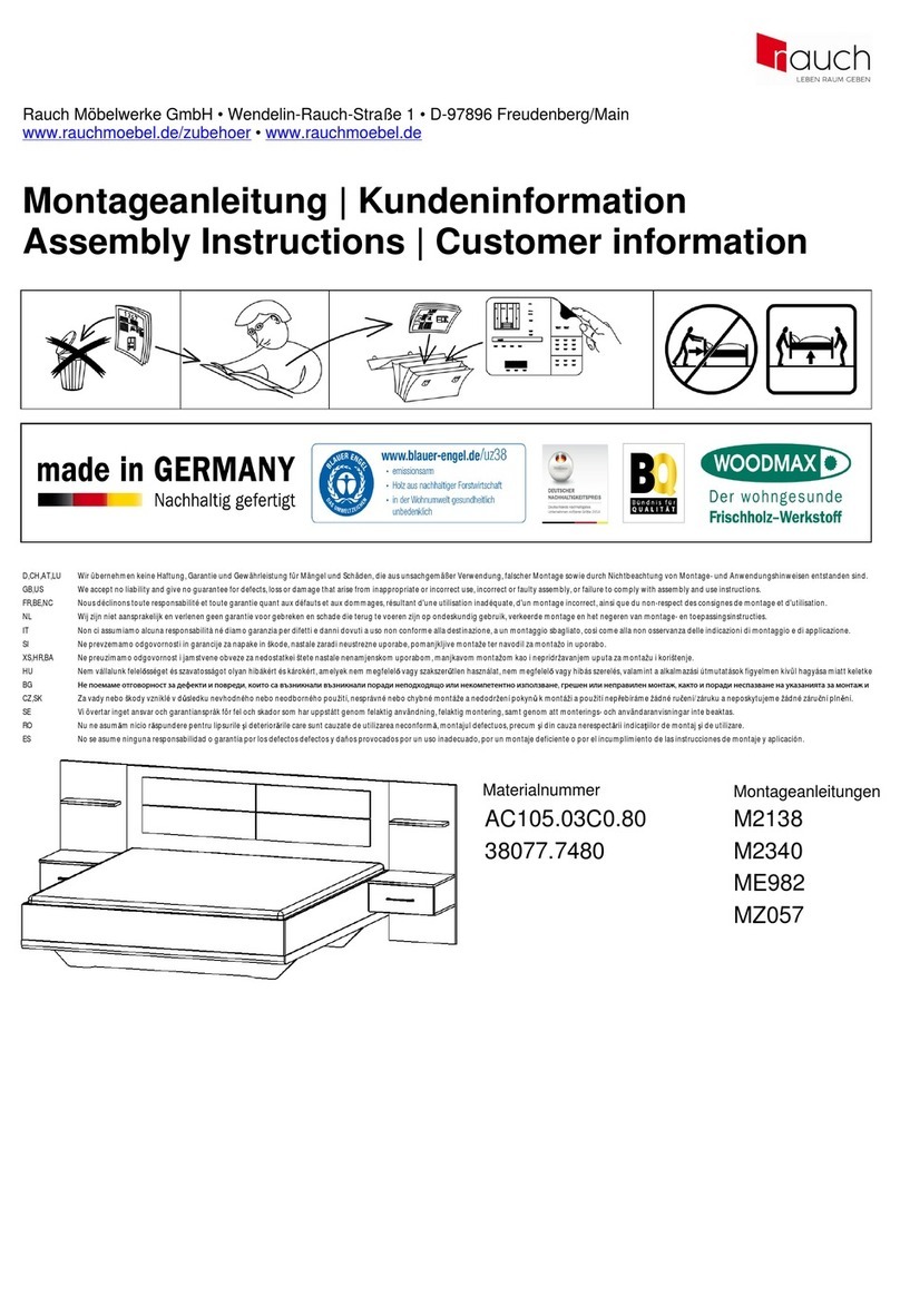 Rauch AC105.03C0.80 Assembly instructions