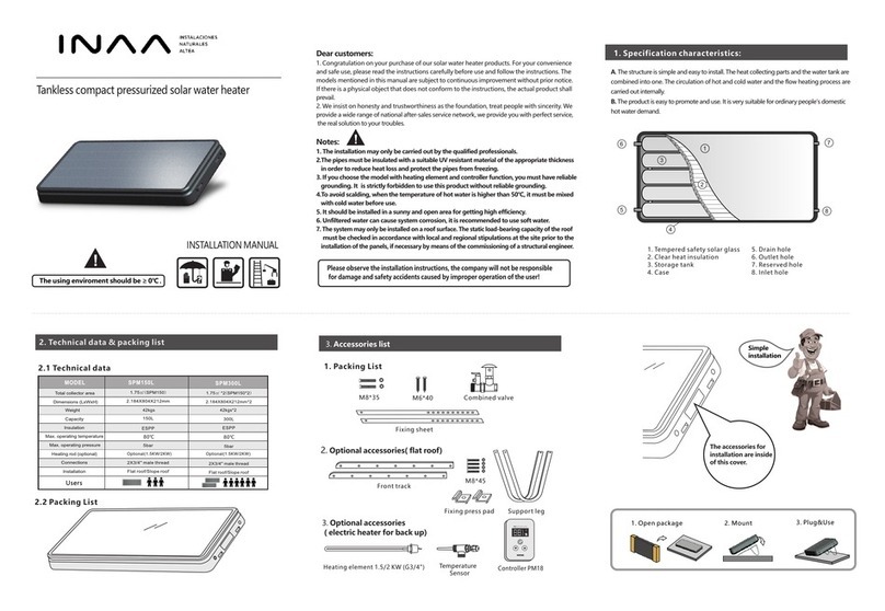 inaa SPM150L installation manual