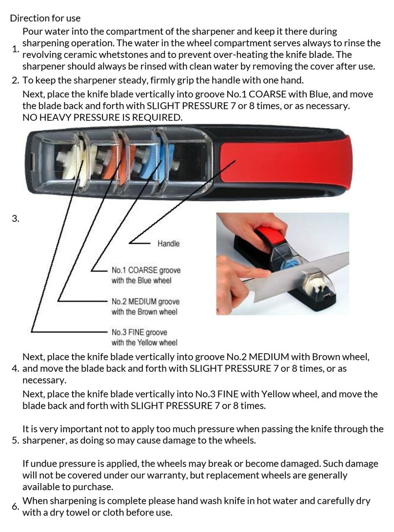 Minosharp 550 Directions for use
