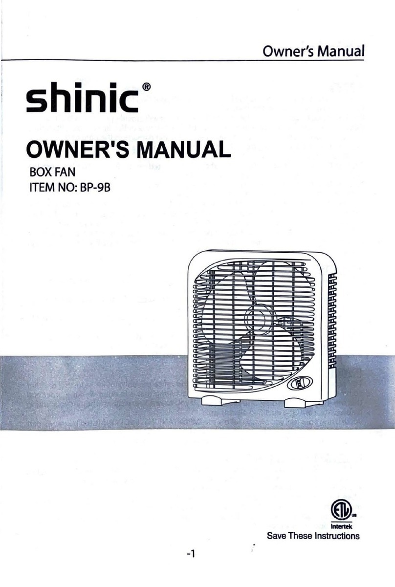 Shinic BP-9B owner's manual