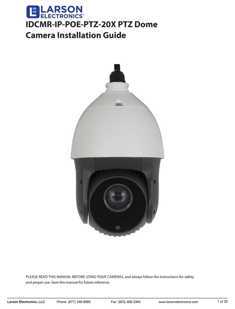 Larson Electronics IDCMR-IP-POE-PTZ-20X installation guide