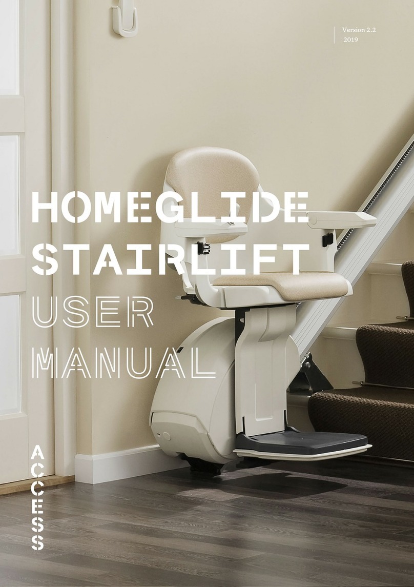 ThyssenKrupp HOMEGLIDE STAIRLIFT User manual