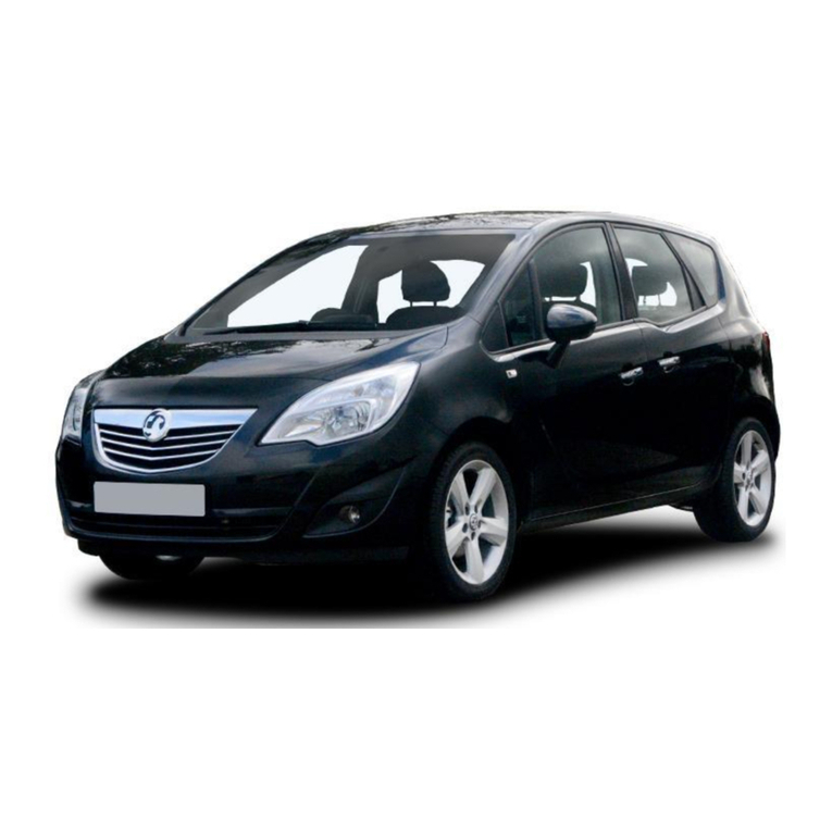 Vauxhall 2013 Meriva quick start guide