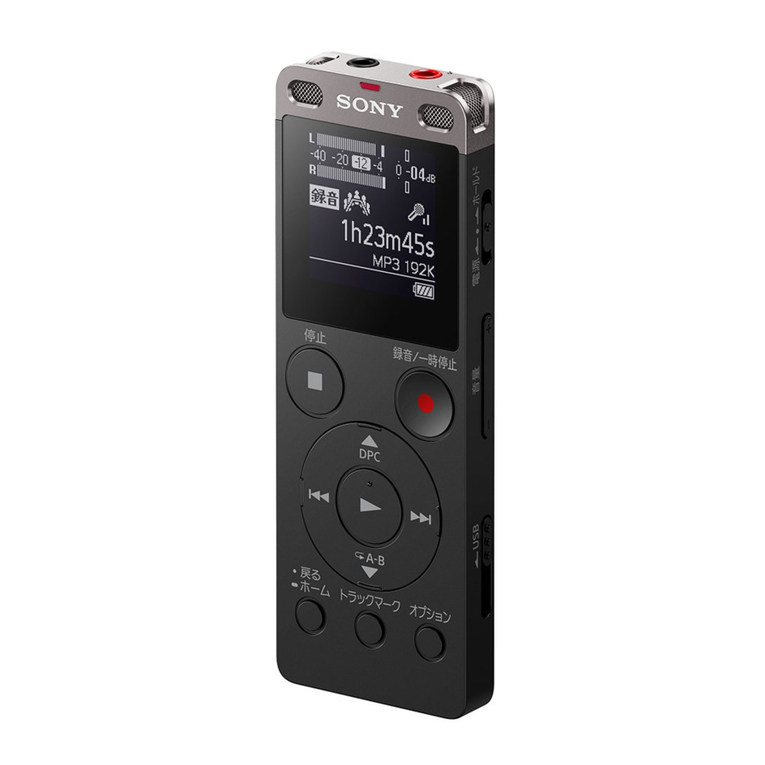 Sony ICD-UX560F User manual
