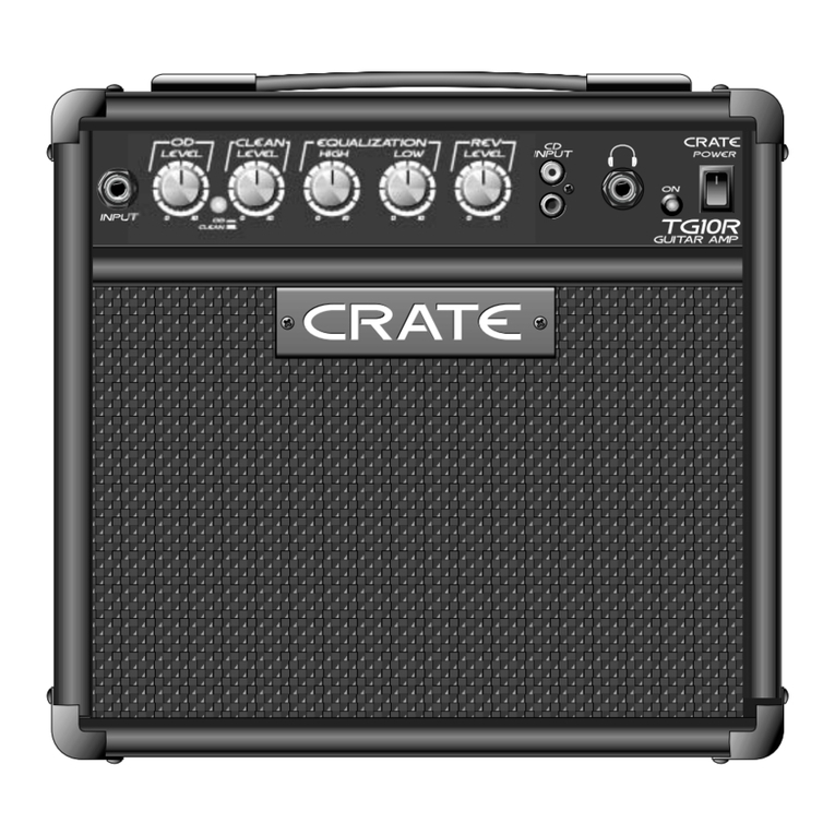 Crate TG10R User manual
