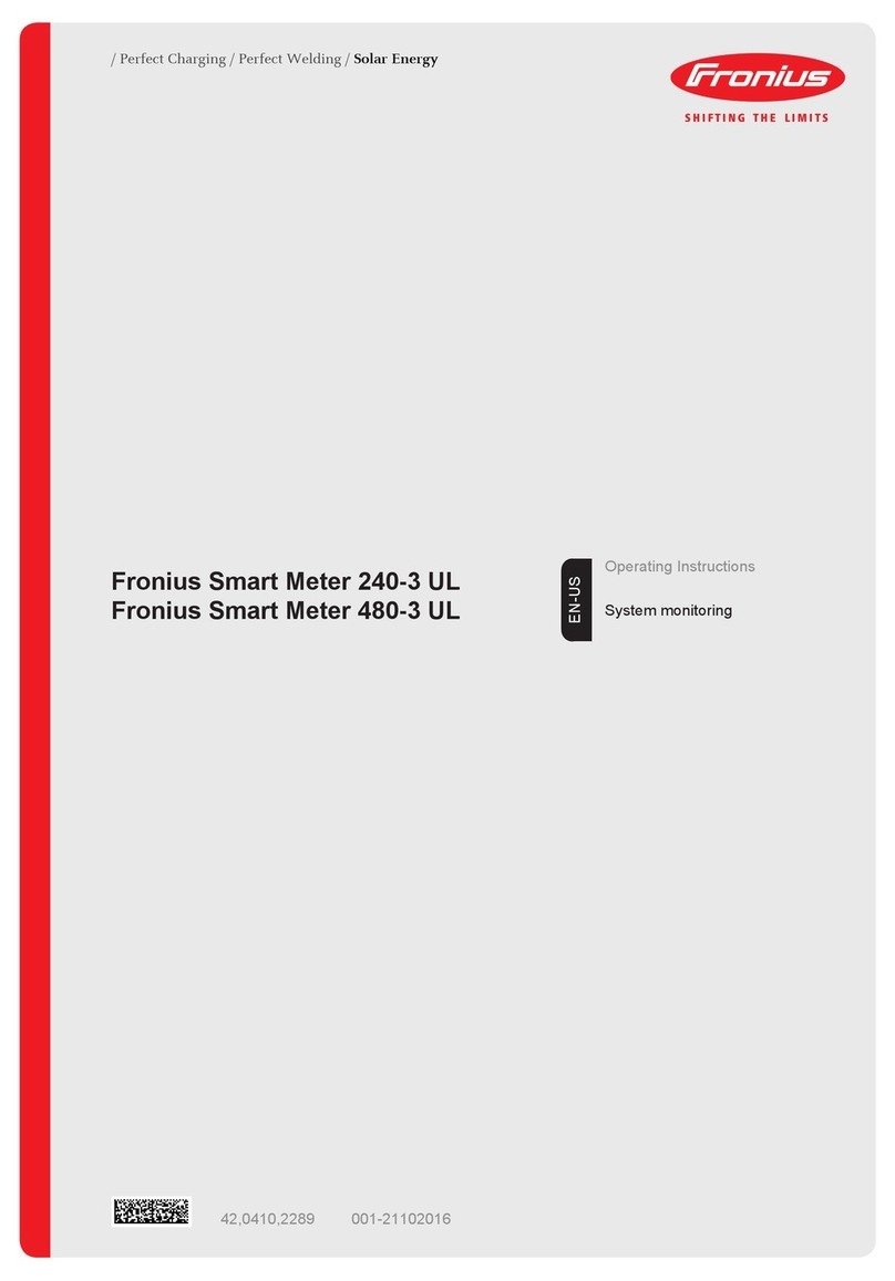 FRO­NIUS Smart Meter 240-3 UL operating instructions