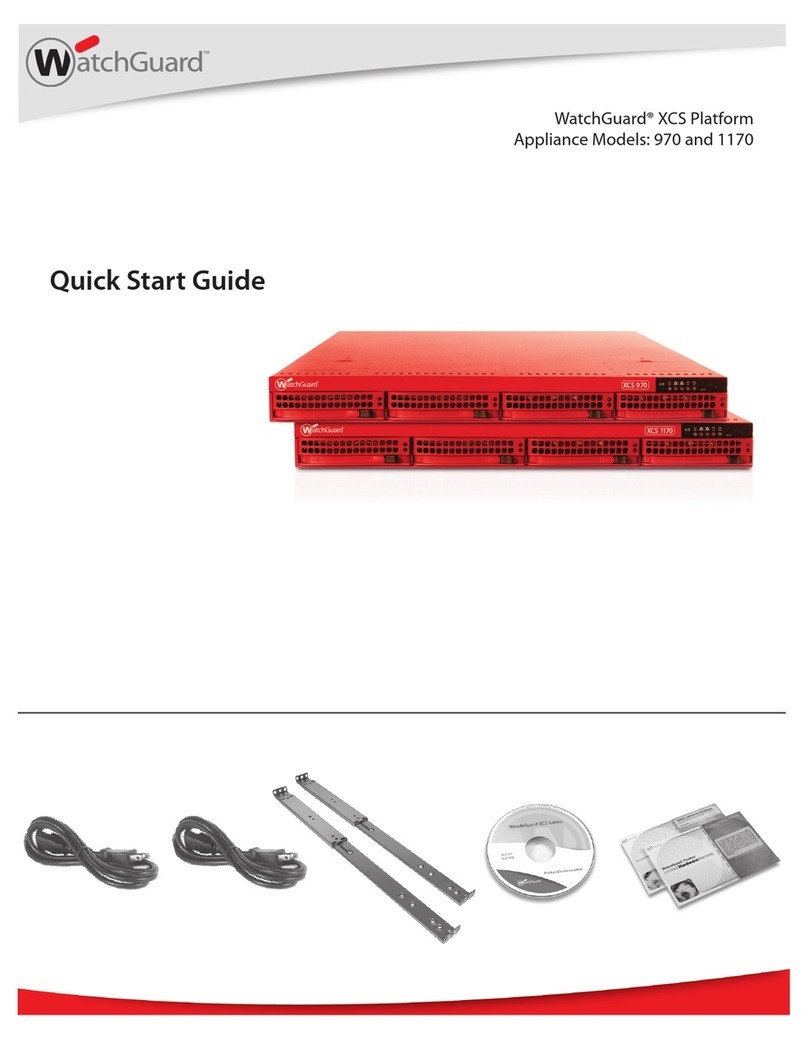 Watchguard 970 quick start guide