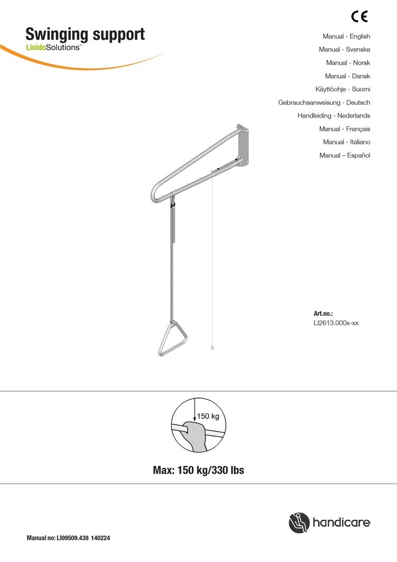 Handicare LI2613.000 Series User manual