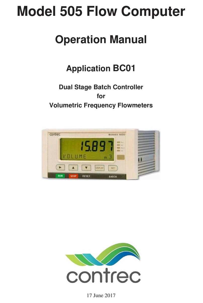 Contrec 505 BC01 Operation manual