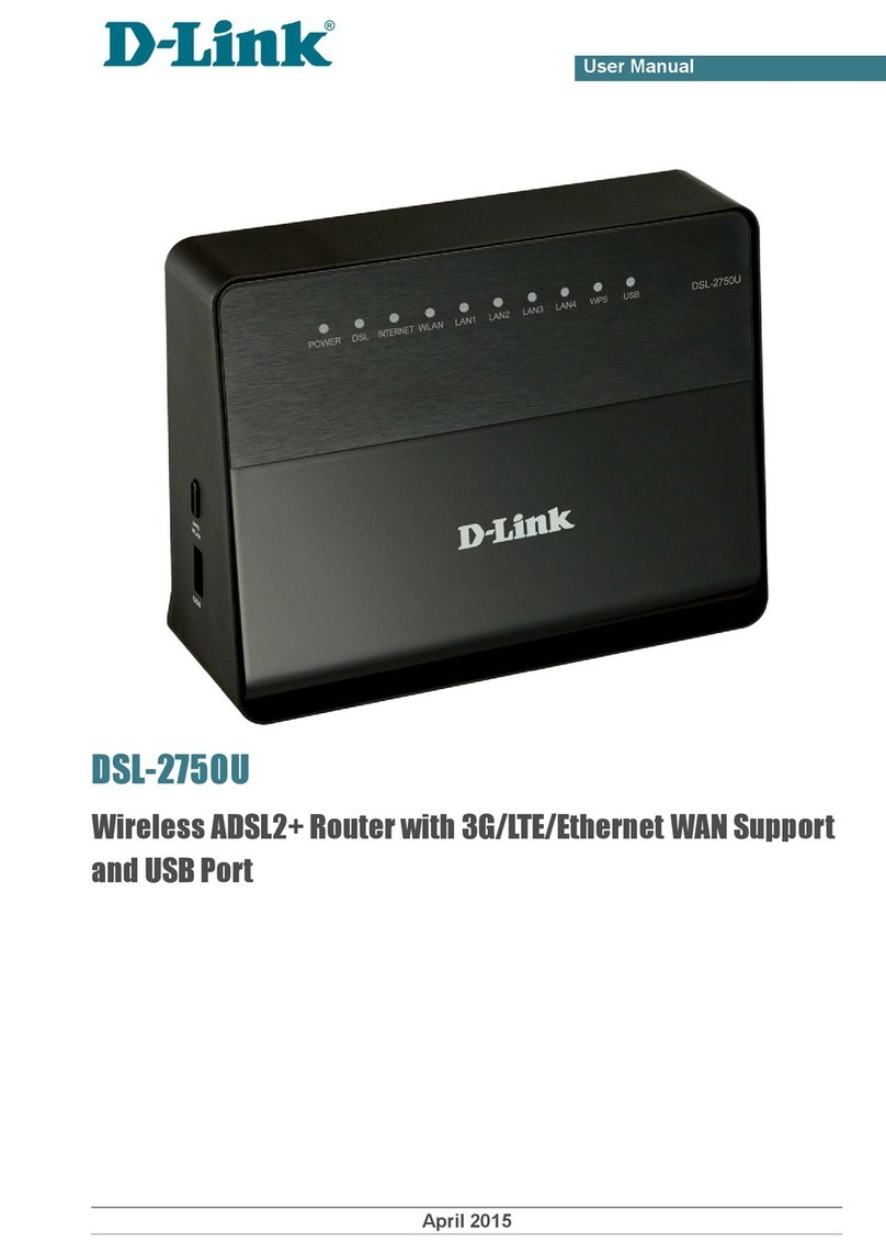 D-Link DSL-2750U User manual