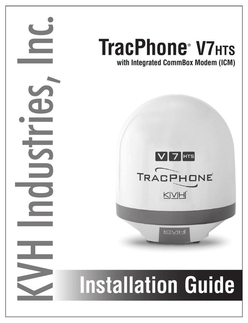 KVH Industries TracPhone V7-HTS User manual