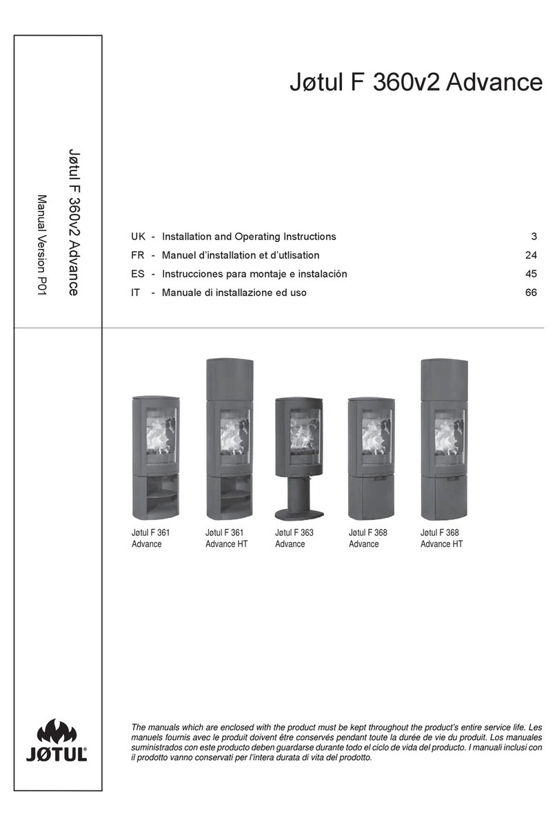 Jøtul F 360v2 Advance User manual