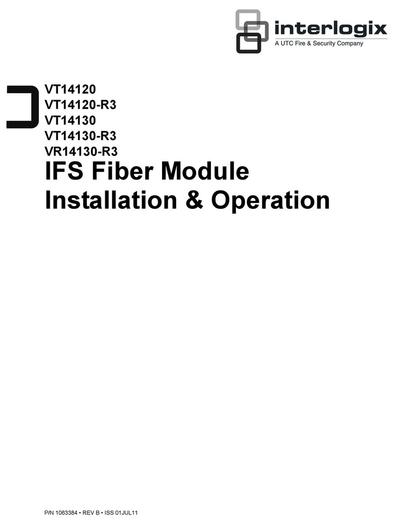 UTC Fire and Security interlogix VT14120 Guide