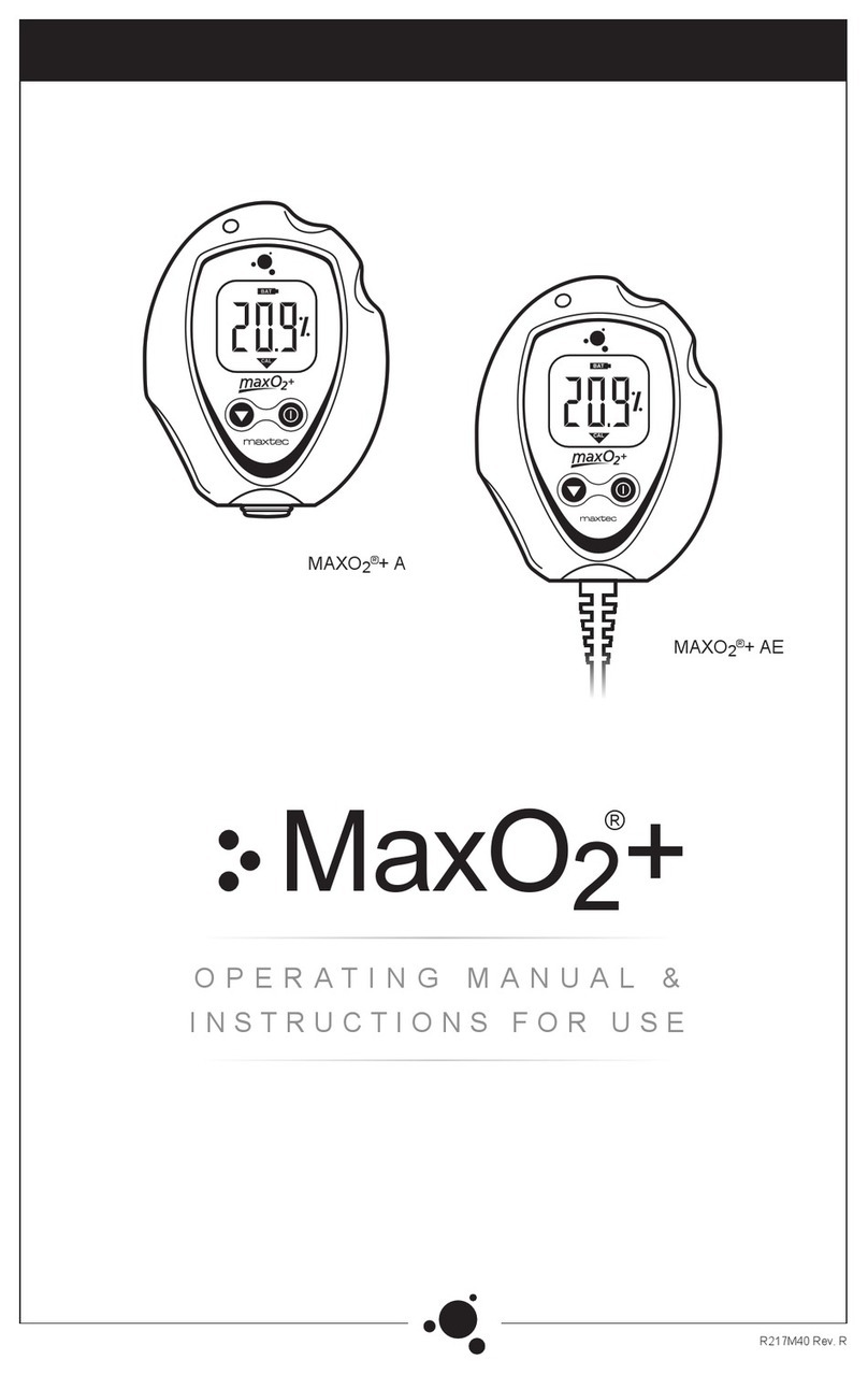 Maxtec MAXO2+ A User manual