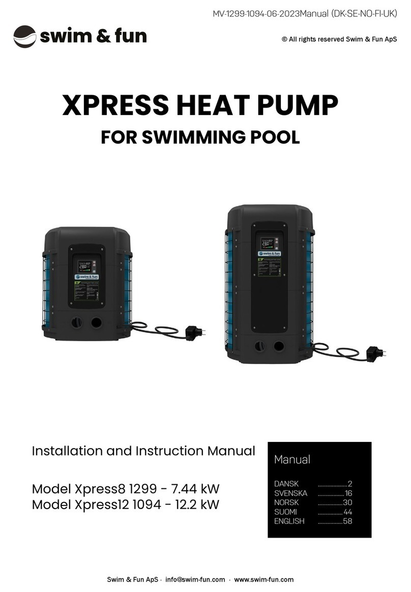 Swim & Fun Xpress8 1299 Quick guide