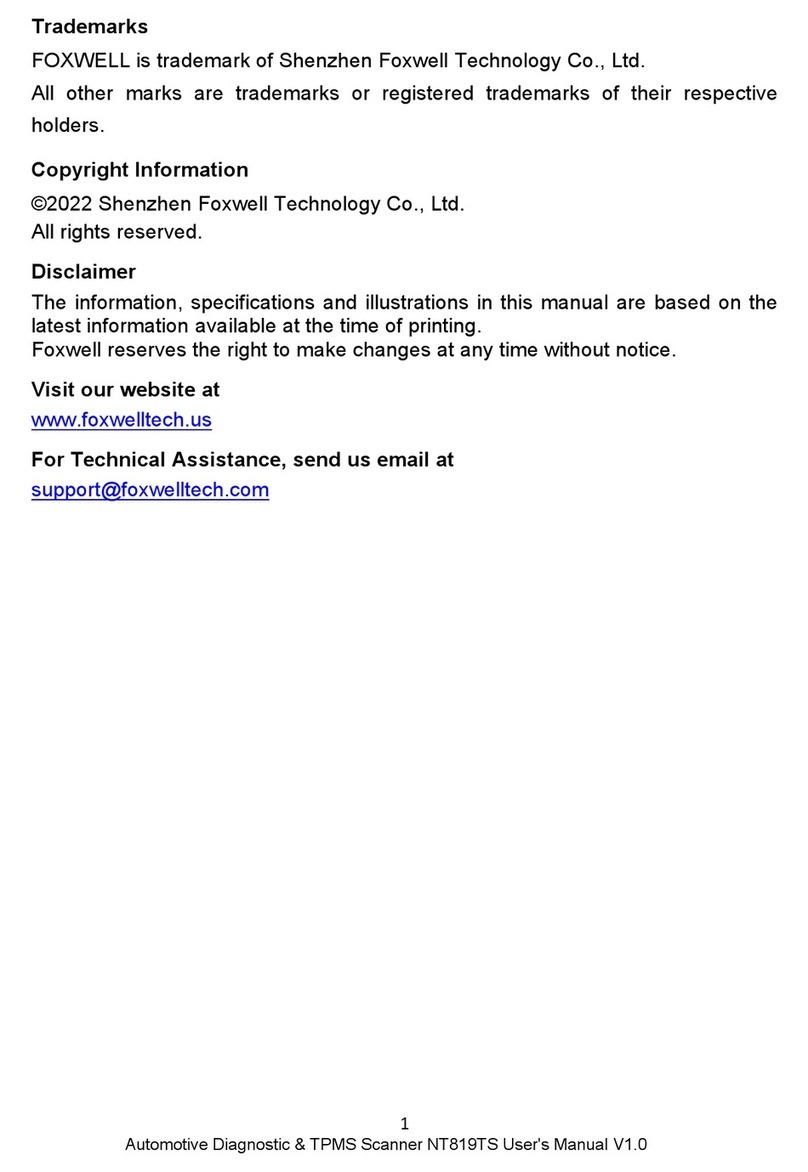 Foxwell NT819TS user manual
