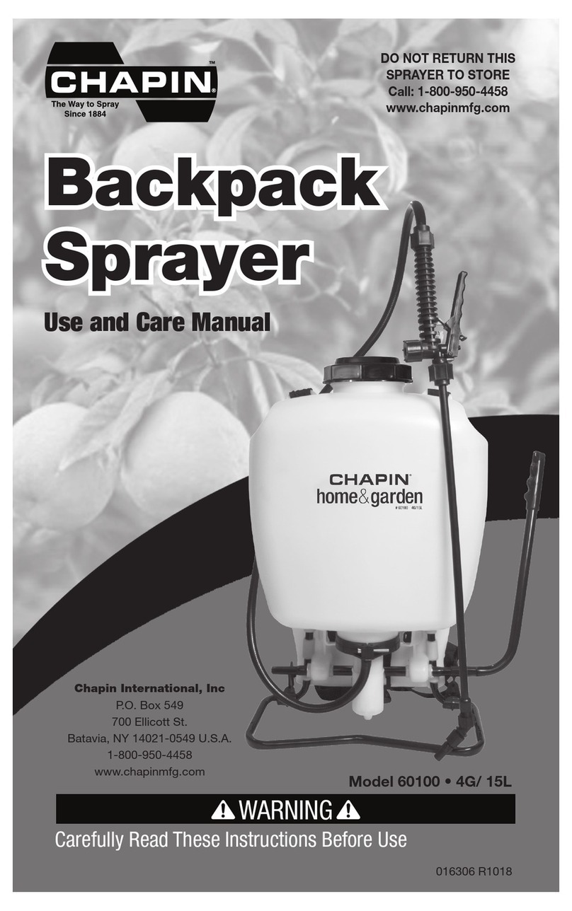 Chapin 60100 User manual
