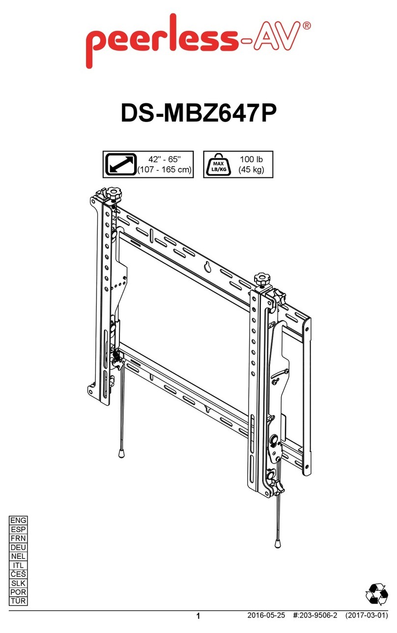 peerless-AV DS-MBZ647P User manual