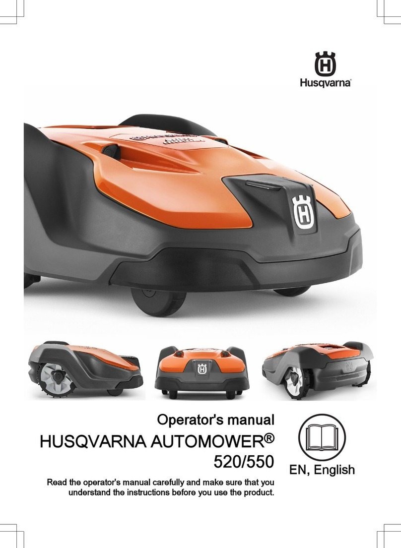 Husqvarna AUTOMOWER 550 User manual