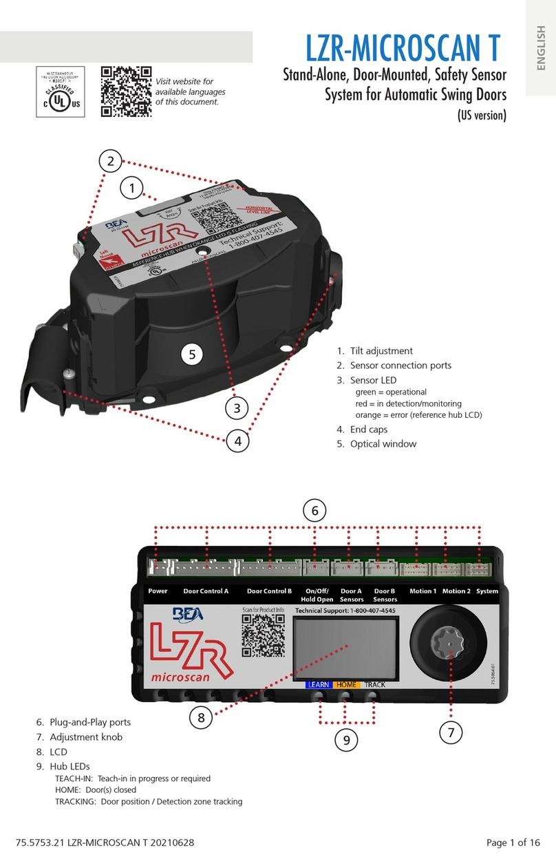 BEA LZR-MICROSCAN1UT manual BEA LZR-MICROSCAN1UT manual