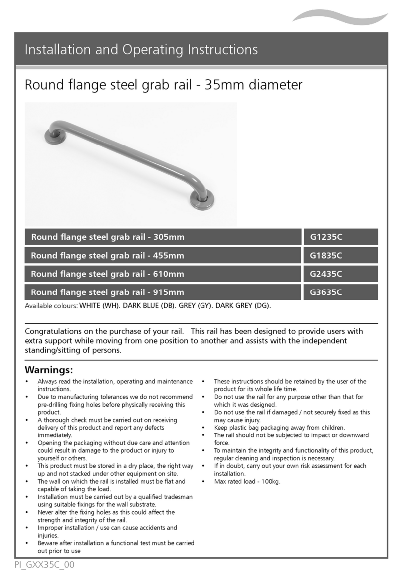 NYMAS G1235C Installation and operating instructions