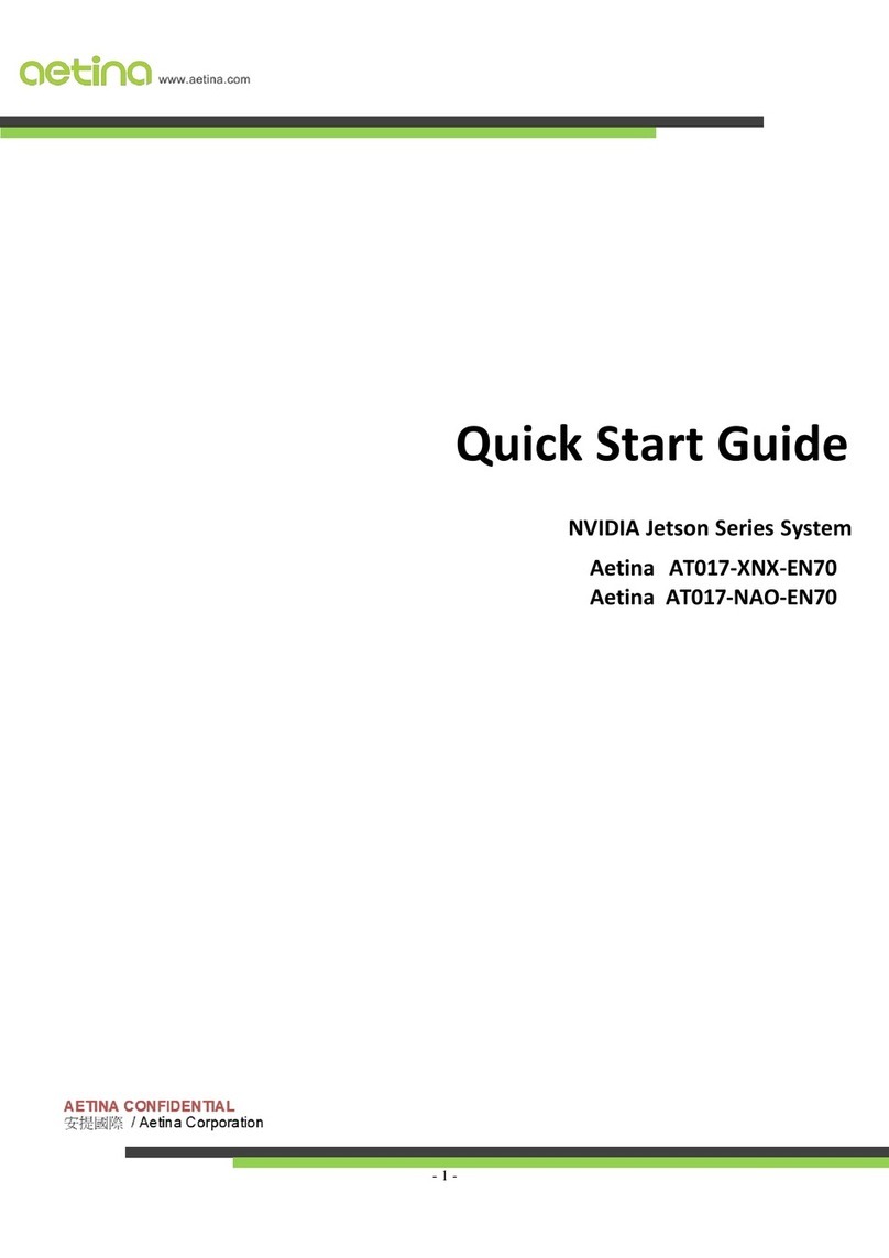 Aetina Nvidia Jetson Series quick start guide