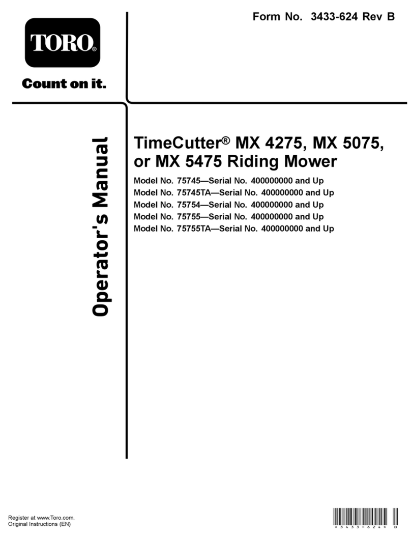 Toro TimeCutter MX 5075 User manual