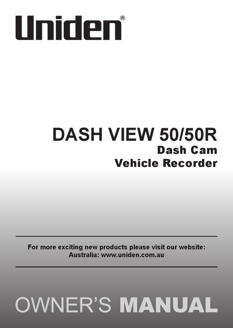 Uniden DASH VIEW 50 User manual