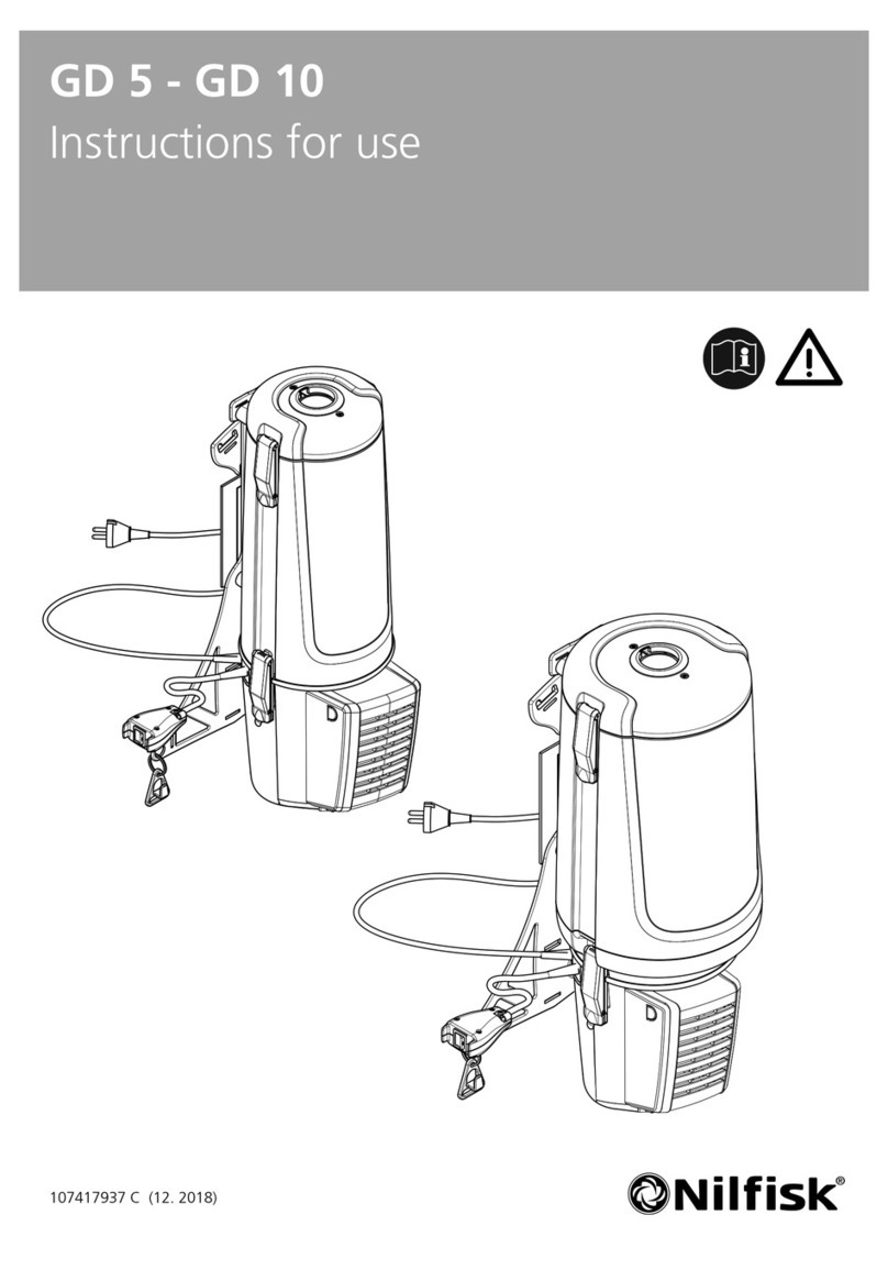 Nilfisk-Advance GD 10 User manual