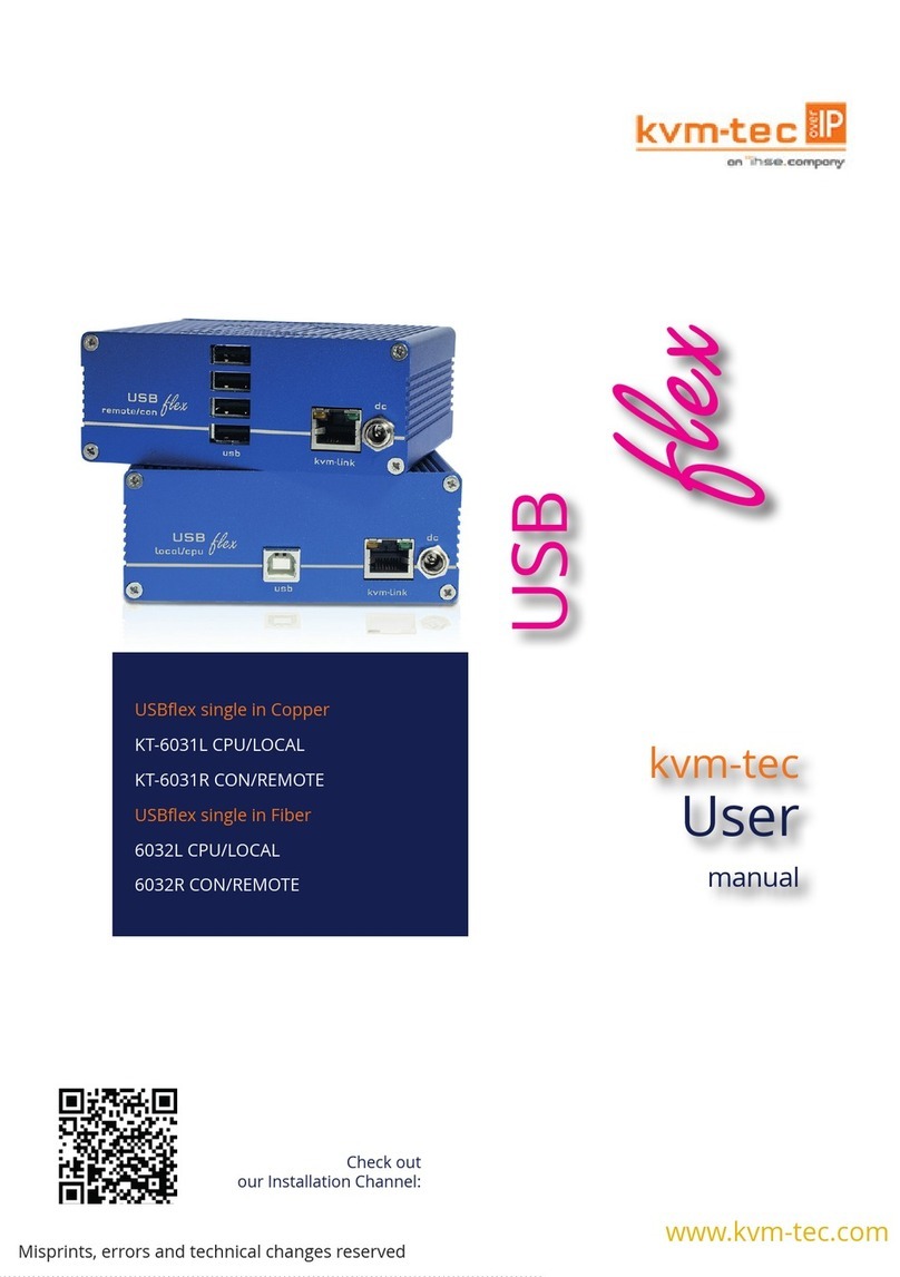 KVM-TEC KT-6031L User manual