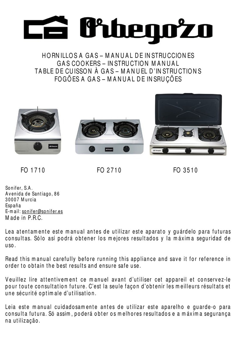 Orbegozo FO 1710 instruction manual