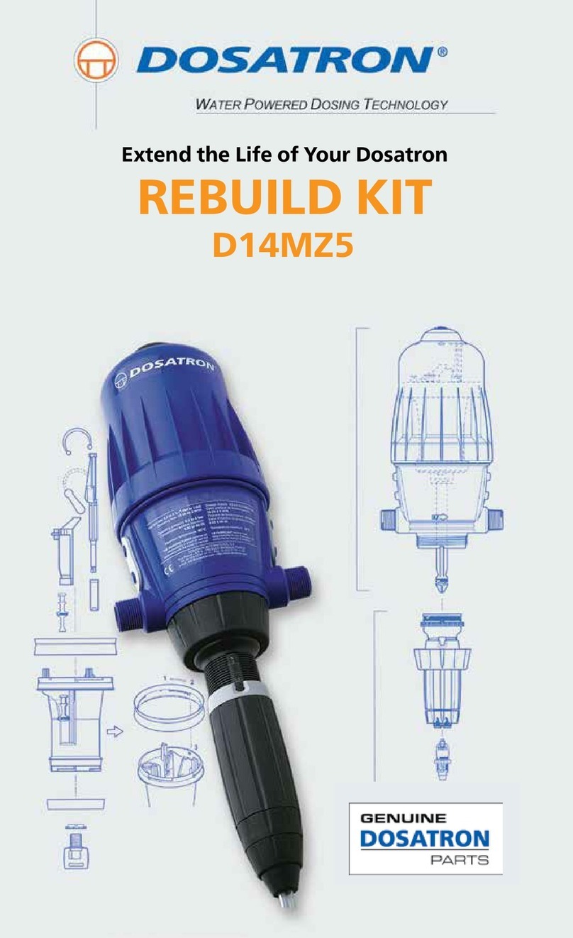 dosatron D14MZ5 User manual