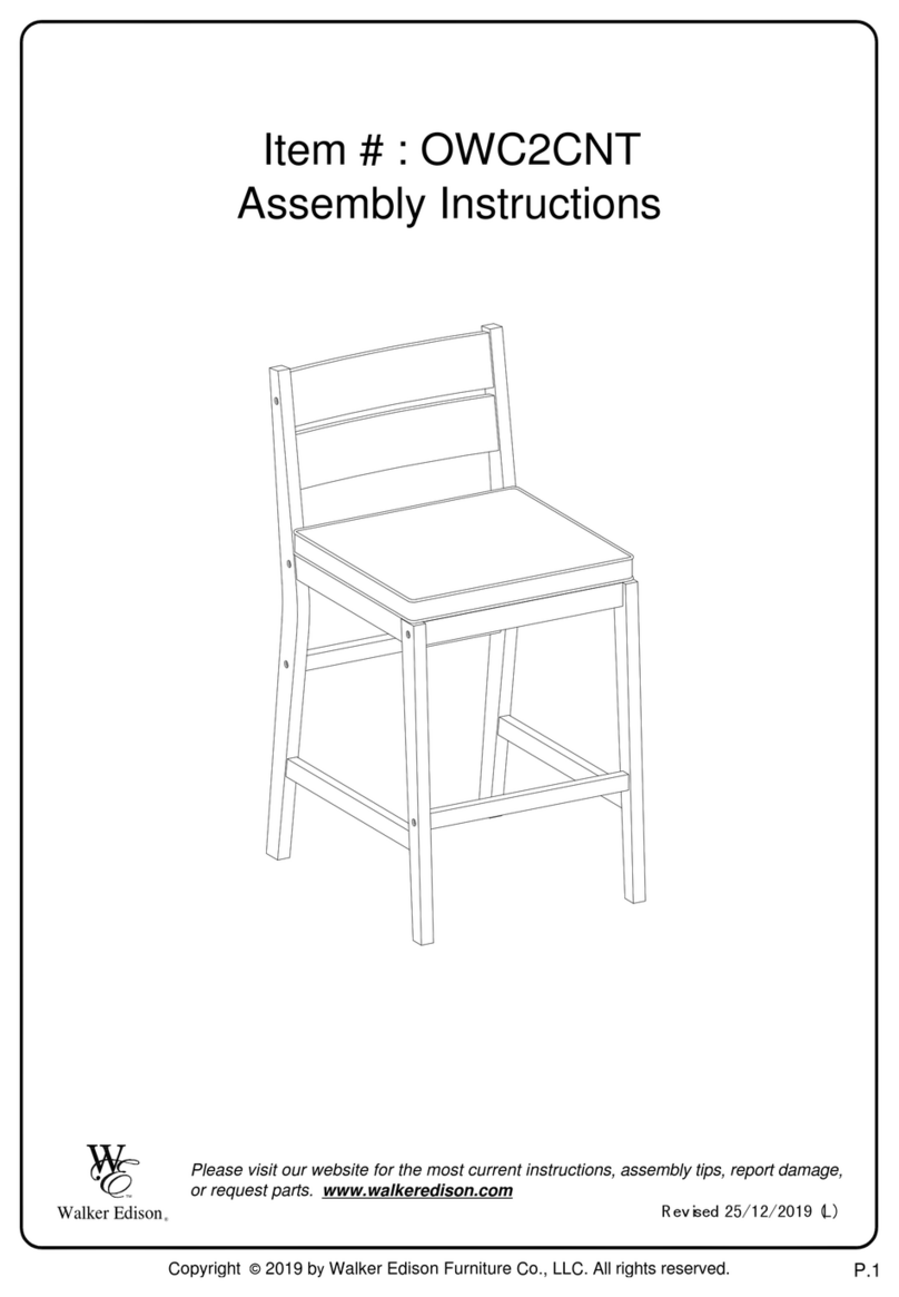 Walker Edison OWC2CNT User manual