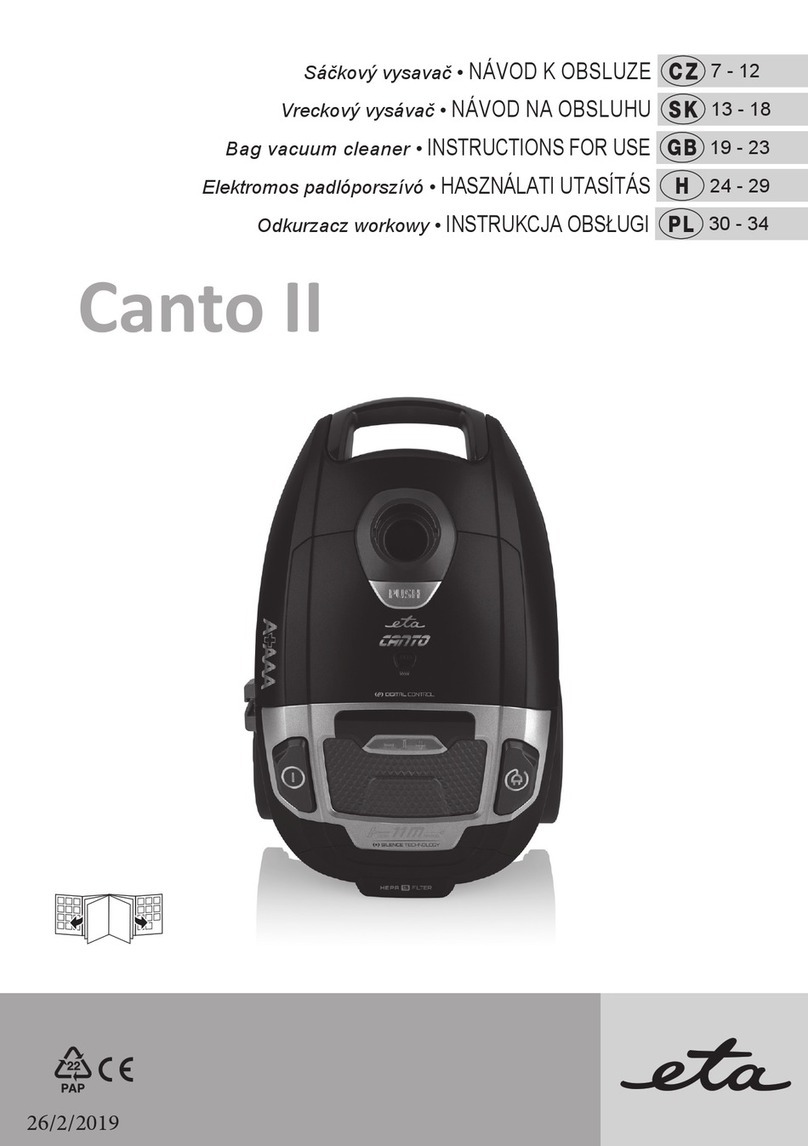 eta Canto II User manual