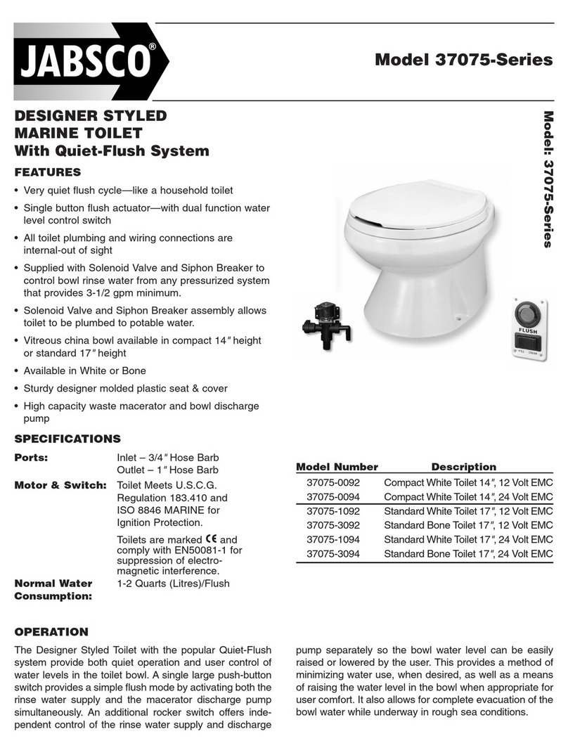 ITT Industries Jabsco 37075 Series manual