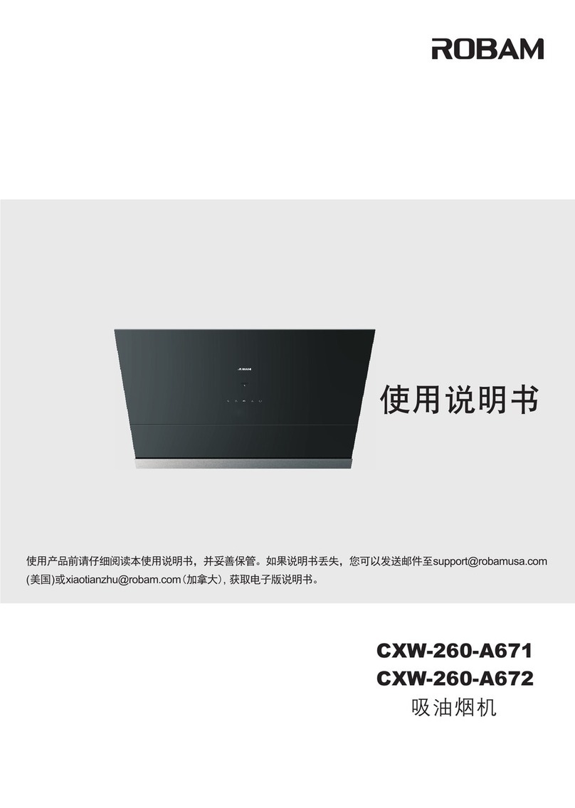 Robam CXW-260-A672 user manual