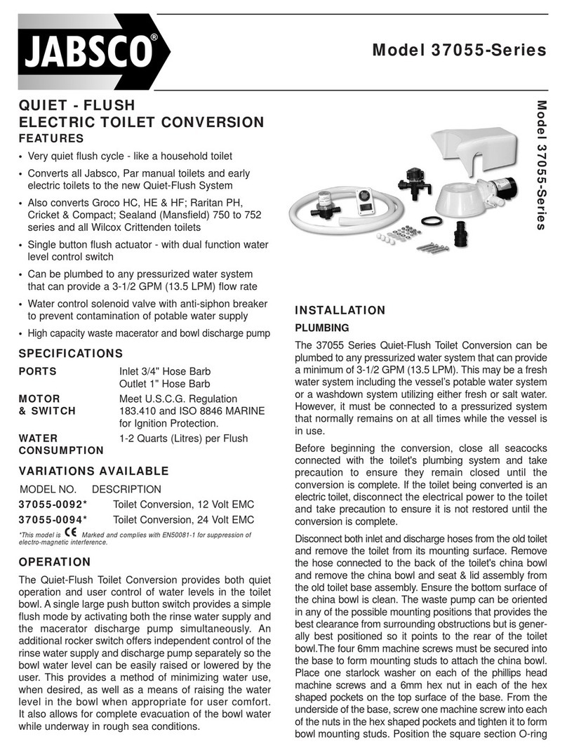ITT Industries Jabsco 37055 Series manual