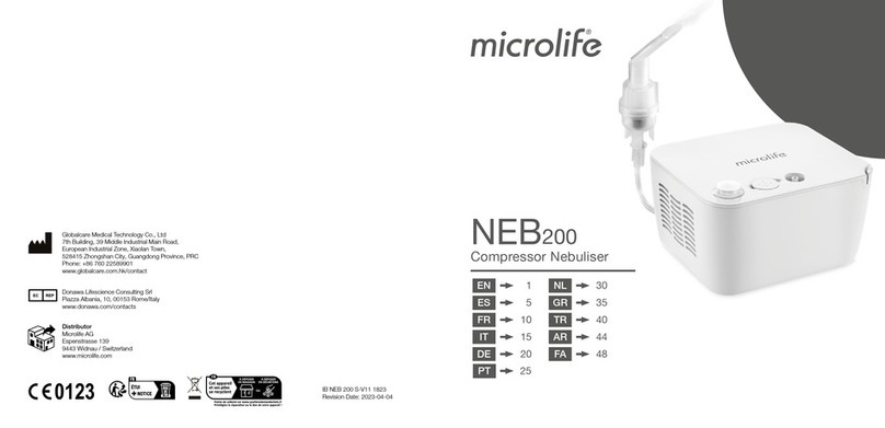Microlife NEB200 User manual