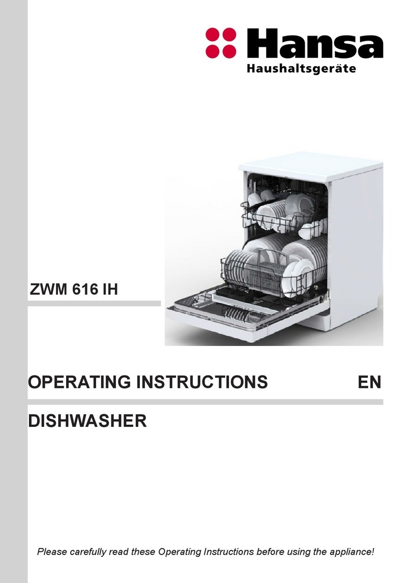 Hansa ZWM 616 IH User manual