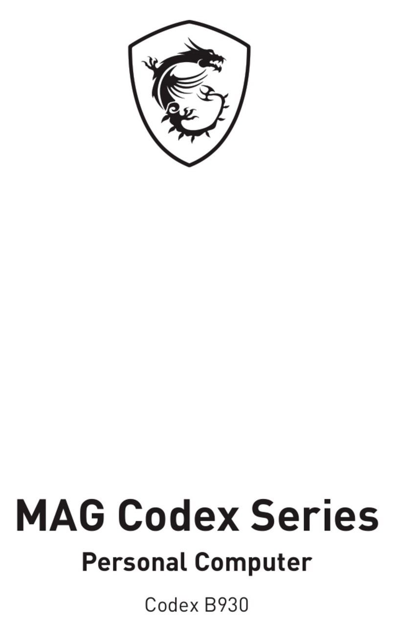 MSI Codex B930 User manual