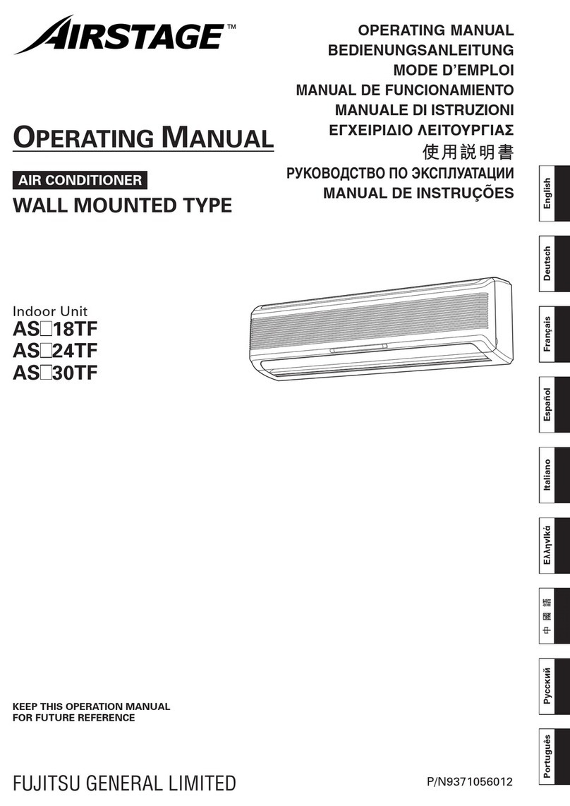 Fujitsu AS 18TF Series User manual