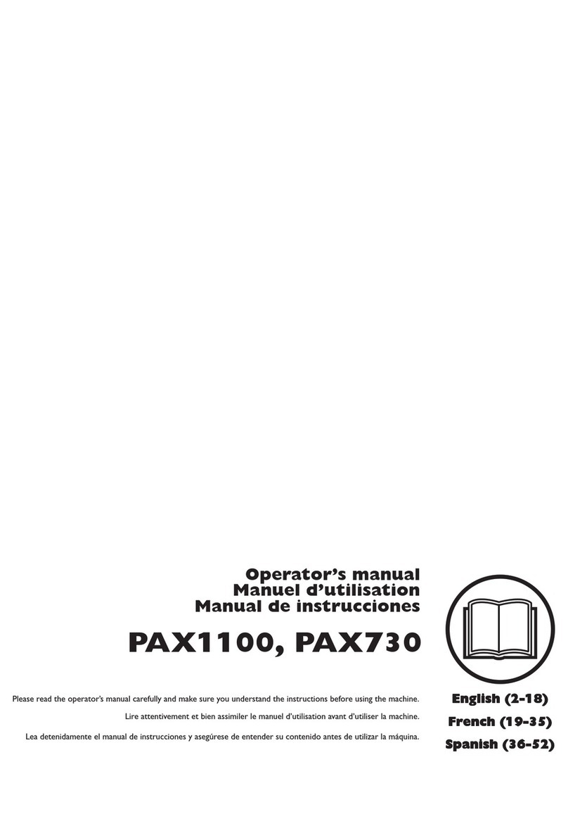 Husqvarna P AX1100 Operator's manual