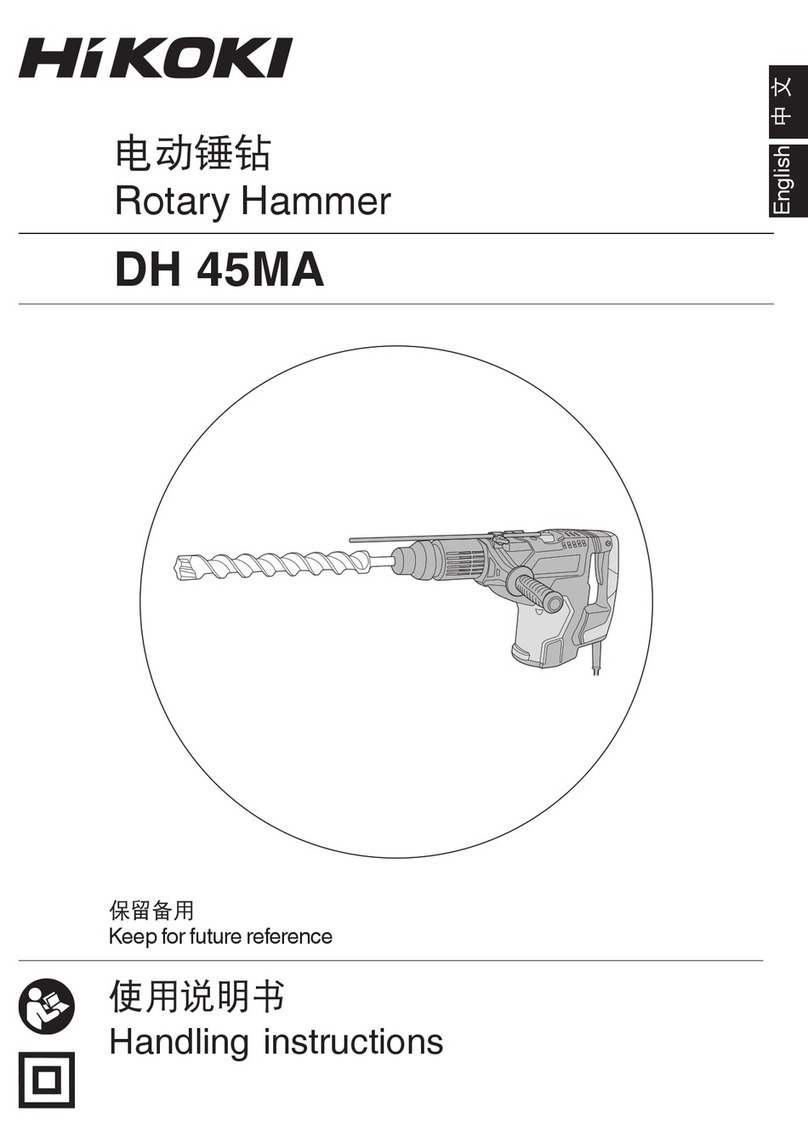 HIKOKI DH 45MA Handling instructions