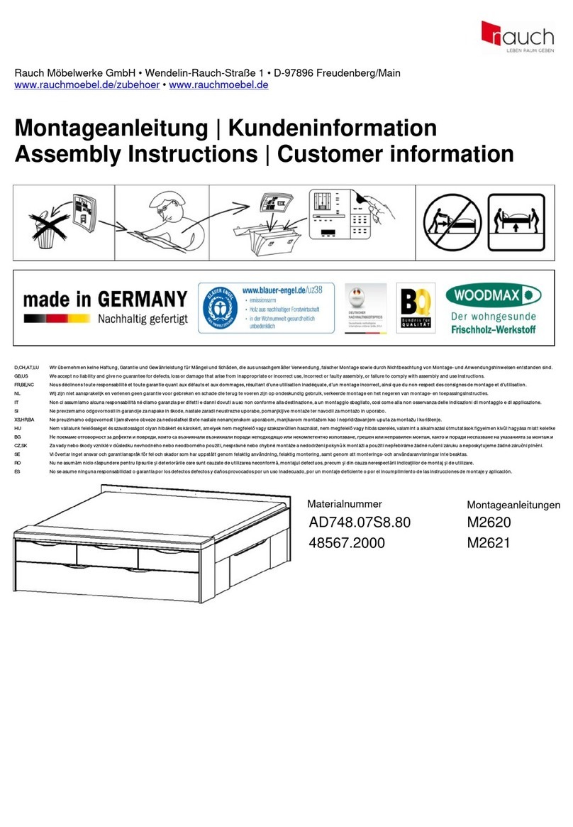 Rauch M2620 Assembly instructions