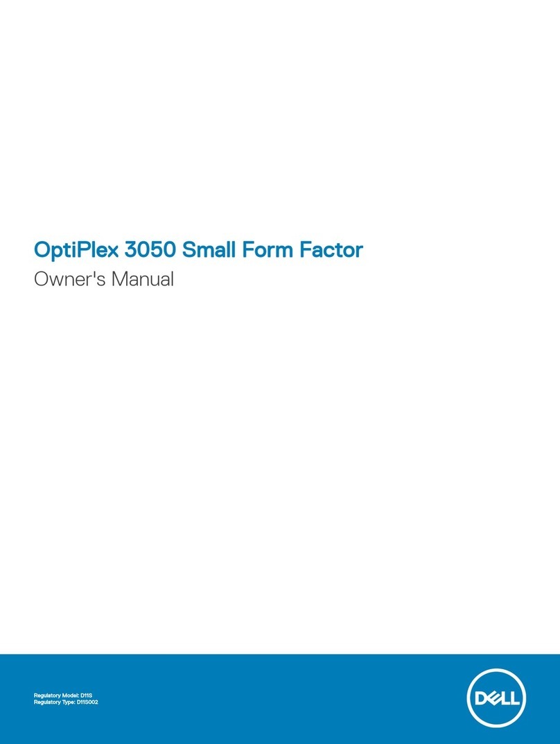 Dell OptiPlex 3050 Small Form Factor User manual