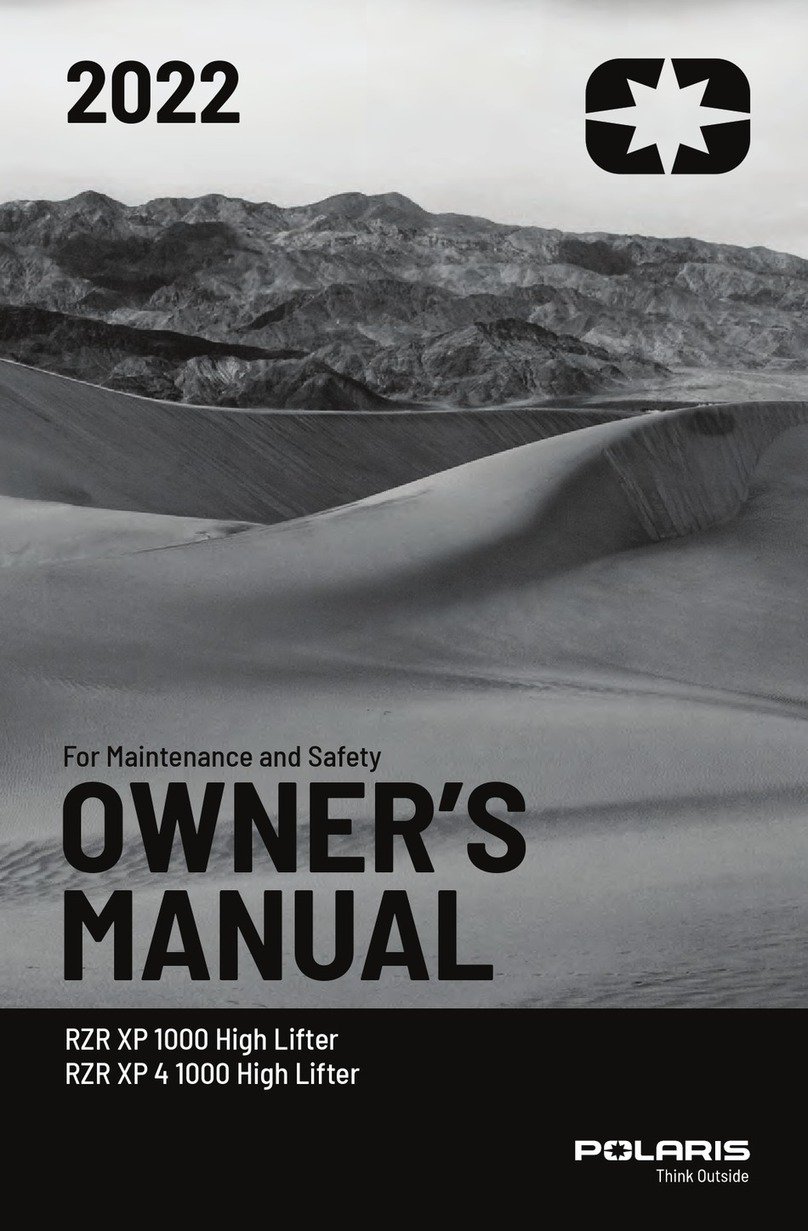 Polaris RZR XP 1000 High Lifter 2022 owner's manual Polaris RZR XP 1000 High Lifter 2022 owner's manual